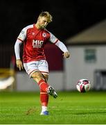 17 September 2021; Paddy Barrett of St Patrick's Athletic during the extra.ie FAI Cup Quarter-Final match between St Patrick's Athletic and Wexford at Richmond Park in Dublin. Photo by Ben McShane/Sportsfile