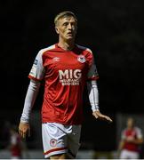 17 September 2021; Chris Forrester of St Patrick's Athletic during the extra.ie FAI Cup Quarter-Final match between St Patrick's Athletic and Wexford at Richmond Park in Dublin. Photo by Ben McShane/Sportsfile