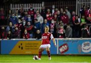 17 September 2021; Jamie Lennon of St Patrick's Athletic during the extra.ie FAI Cup Quarter-Final match between St Patrick's Athletic and Wexford at Richmond Park in Dublin. Photo by Ben McShane/Sportsfile