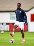 17 September 2021; Nahum Melvin-Lambert of St Patrick's Athletic before the extra.ie FAI Cup Quarter-Final match between St Patrick's Athletic and Wexford at Richmond Park in Dublin. Photo by Ben McShane/Sportsfile