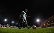 18 September 2021; Dylan Watts of Shamrock Rovers during the SSE Airtricity League Premier Division match between Sligo Rovers and Shamrock Rovers at The Showgrounds in Sligo. Photo by Stephen McCarthy/Sportsfile