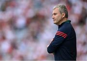 11 September 2021; Mayo manager James Horan during the GAA Football All-Ireland Senior Championship Final match between Mayo and Tyrone at Croke Park in Dublin. Photo by Ramsey Cardy/Sportsfile