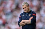 11 September 2021; Mayo manager James Horan during the GAA Football All-Ireland Senior Championship Final match between Mayo and Tyrone at Croke Park in Dublin. Photo by Ramsey Cardy/Sportsfile