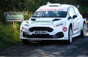 19 September 2021; Sam Moffett and co-driver Keith Moriarty, in a Ford Fiesta R5 during special stage one of the Cork 20 International Rally in Fermoy, Cork. Photo by Philip Fitzpatrick/Sportsfile