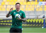 19 September 2021; Ireland Head Coach Adam Griggs during the warm up before the Rugby World Cup 2022 Europe Qualifying Tournament match between Italy and Ireland at Stadio Sergio Lanfranchi in Parma, Italy. Photo by Roberto Bregani/Sportsfile