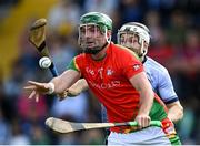 19 September 2021; Kevin Foley of Rapparees in action against Aidan Rochford of St Anne's Rathangan during the Wexford Senior County Hurling Championship Final match between St Anne's Rathangan and Rapparees at Chadwicks Wexford Park in Wexford. Photo by Piaras Ó Mídheach/Sportsfile