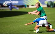 19 September 2021; Laura Feely of Ireland in action against Beatrice Rigoni of Italy during the Rugby World Cup 2022 Europe Qualifying Tournament match between Italy and Ireland at Stadio Sergio Lanfranchi in Parma, Italy. Photo by Roberto Bregani/Sportsfile