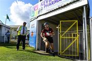 19 September 2021; Michael Doyle of Mount Leinster Rangers makes his way out of the tunnel before the Carlow Senior County Hurling Championship Final match between Mount Leinster Rangers and St Mullins at Netwatch Cullen Park in Carlow. Photo by Ben McShane/Sportsfile