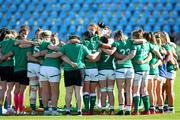 19 September 2021; The Ireland squad huddle after the Rugby World Cup 2022 Europe Qualifying Tournament match between Italy and Ireland at Stadio Sergio Lanfranchi in Parma, Italy. Photo by Roberto Bregani/Sportsfile