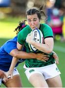 19 September 2021; Eve Higgins in action against Manuela Furlan of Italy during the Rugby World Cup 2022 Europe Qualifying Tournament match between Italy and Ireland at Stadio Sergio Lanfranchi in Parma, Italy. Photo by Roberto Bregani/Sportsfile