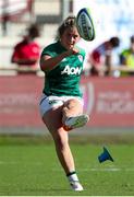 19 September 2021; Stacey Flood of Ireland kicks a conversion during the Rugby World Cup 2022 Europe Qualifying Tournament match between Italy and Ireland at Stadio Sergio Lanfranchi in Parma, Italy. Photo by Roberto Bregani/Sportsfile