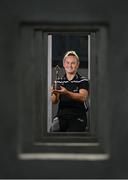 20 September 2021; PwC GPA Player of the Month for ladies’ football in September, Vikki Wall of Meath, with her award today at her home club Dunboyne GAA in Meath. Photo by Seb Daly/Sportsfile
