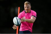 20 September 2021; James Tracy during the Leinster Rugby squad training session at UCD in Dublin.  Photo by Harry Murphy/Sportsfile