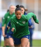 20 September 2021; Rianna Jarrett during a Republic of Ireland training session at Tallaght Stadium in Dublin. Photo by Stephen McCarthy/Sportsfile