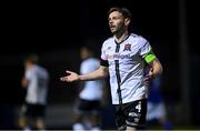 17 September 2021; Andy Boyle of Dundalk during the extra.ie FAI Cup Quarter-Final match between Finn Harps and Dundalk at Finn Park in Ballybofey, Donegal. Photo by Ramsey Cardy/Sportsfile
