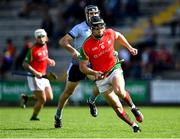 19 September 2021; Jack Kelly of Rapparees gets away from Mark Furlong of St Anne's Rathangan during the Wexford Senior County Hurling Championship Final match between St Anne's Rathangan and Rapparees at Chadwicks Wexford Park in Wexford. Photo by Piaras Ó Mídheach/Sportsfile