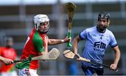 19 September 2021; Oisín Pepper of Rapparees gets away from Kenneth Cloney of St Anne's Rathangan, 4, during the Wexford Senior County Hurling Championship Final match between St Anne's Rathangan and Rapparees at Chadwicks Wexford Park in Wexford. Photo by Piaras Ó Mídheach/Sportsfile