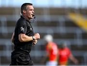 19 September 2021; Referee James Owens during the Wexford Senior County Hurling Championship Final match between St Anne's Rathangan and Rapparees at Chadwicks Wexford Park in Wexford. Photo by Piaras Ó Mídheach/Sportsfile