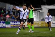21 September 2021; Sean Murray of Dundalk celebrates after scoring his side's first goal during the extra.ie FAI Cup Quarter-Final Replay match between Dundalk and Finn Harps at Oriel Park in Dundalk, Louth. Photo by Ben McShane/Sportsfile