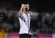 21 September 2021; Patrick Hoban of Dundalk celebrates after the extra.ie FAI Cup Quarter-Final Replay match between Dundalk and Finn Harps at Oriel Park in Dundalk, Louth. Photo by Ben McShane/Sportsfile
