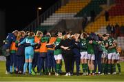 21 September 2021; Republic of Ireland players the women's international friendly match between Republic of Ireland and Australia at Tallaght Stadium in Dublin. Photo by Seb Daly/Sportsfile
