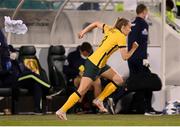 21 September 2021; Charlotte Grant of Australia during the women's international friendly match between Republic of Ireland and Australia at Tallaght Stadium in Dublin. Photo by Stephen McCarthy/Sportsfile