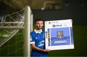 22 September 2021; SSE Airtricity League FIFA 22 Club Packs are back. Featuring the individual club crest of all 10 Premier Division teams, these exclusive sleeves will be available to download free from https://www.ea.com/games/fifa/fifa-22 when the game launches Friday, 1st October! Shane Griffin of Waterford during the launch at Sport Ireland National Indoor Arena at the Sport Ireland Campus in Dublin. Photo by Stephen McCarthy/Sportsfile