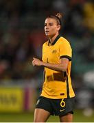 21 September 2021; Chloe Logarzo of Australia during the women's international friendly match between Republic of Ireland and Australia at Tallaght Stadium in Dublin. Photo by Seb Daly/Sportsfile