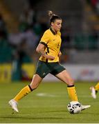 21 September 2021; Chloe Logarzo of Australia during the women's international friendly match between Republic of Ireland and Australia at Tallaght Stadium in Dublin. Photo by Seb Daly/Sportsfile