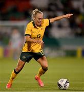21 September 2021; Tameka Yallop of Australia during the women's international friendly match between Republic of Ireland and Australia at Tallaght Stadium in Dublin. Photo by Seb Daly/Sportsfile