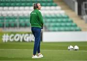 21 September 2021; Louise Quinn of Republic of Ireland before the women's international friendly match between Republic of Ireland and Australia at Tallaght Stadium in Dublin. Photo by Seb Daly/Sportsfile