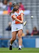 12 September 2021; Ciara Donnelly of Armagh during the All-Ireland Premier Junior Camogie Championship Final match between Armagh and Wexford at Croke Park in Dublin. Photo by Piaras Ó Mídheach/Sportsfile