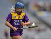 12 September 2021; Emma Codd of Wexford during the All-Ireland Premier Junior Camogie Championship Final match between Armagh and Wexford at Croke Park in Dublin. Photo by Piaras Ó Mídheach/Sportsfile