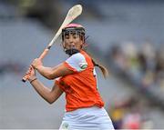 12 September 2021; Bernie Murray of Armagh during the All-Ireland Premier Junior Camogie Championship Final match between Armagh and Wexford at Croke Park in Dublin. Photo by Piaras Ó Mídheach/Sportsfile
