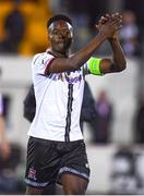 21 September 2021; Ebuka Kwelele of Dundalk after the extra.ie FAI Cup Quarter-Final Replay match between Dundalk and Finn Harps at Oriel Park in Dundalk, Louth. Photo by Ben McShane/Sportsfile