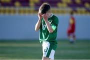 23 September 2021; Cathal O’Sullivan of Republic of Ireland after the U15 international friendly match between Montenegro and Republic of Ireland at Montenegro FA Headquarters in Podgorica, Montenegro. Photo by Filip Filipovic/Sportsfile