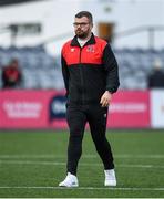 21 September 2021; Dundalk groundsman Jimmy Fisher before the extra.ie FAI Cup Quarter-Final Replay match between Dundalk and Finn Harps at Oriel Park in Dundalk, Louth. Photo by Ben McShane/Sportsfile