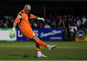 21 September 2021; Finn Harps goalkeeper Gerard Doherty during the extra.ie FAI Cup Quarter-Final Replay match between Dundalk and Finn Harps at Oriel Park in Dundalk, Louth. Photo by Ben McShane/Sportsfile