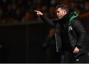 18 September 2021; Shamrock Rovers manager Stephen Bradley during the SSE Airtricity League Premier Division match between Sligo Rovers and Shamrock Rovers at The Showgrounds in Sligo. Photo by Stephen McCarthy/Sportsfile
