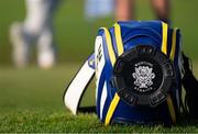 24 September 2021; A general view of a Team Europe golf bag on the sixth green during Friday morning foursomes at the Ryder Cup 2021 Matches at Whistling Straits in Kohler, Wisconsin, USA. Photo by Tom Russo/Sportsfile