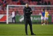 24 September 2021; Shamrock Rovers manager Stephen Bradley before the SSE Airtricity League Premier Division match between St Patrick's Athletic and Shamrock Rovers at Richmond Park in Dublin. Photo by Sam Barnes/Sportsfile