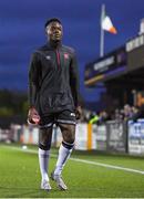 24 September 2021; Ebuka Kwelele of Dundalk before the SSE Airtricity League Premier Division match between Dundalk and Sligo Rovers at Oriel Park in Dundalk, Louth. Photo by Ben McShane/Sportsfile