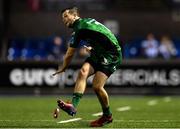 24 September 2021; Jack Carty of Connacht kicks at goal during the United Rugby Championship match between Cardiff Blues and Connacht at Arms Park in Cardifff, Wales. Photo by Ben Evans/Sportsfile