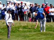 24 September 2021; Rory McIlroy of Team Europe takes a penalty drop during his Friday afternoon fourballs match with Shane Lowry against Tony Finau and Harris English of Team USA at the Ryder Cup 2021 Matches at Whistling Straits in Kohler, Wisconsin, USA. Photo by Tom Russo/Sportsfile