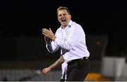 24 September 2021; Dundalk head coach Vinny Perth celebrates after his side's victory in the SSE Airtricity League Premier Division match between Dundalk and Sligo Rovers at Oriel Park in Dundalk, Louth. Photo by Ben McShane/Sportsfile