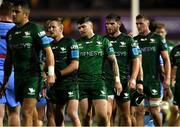 24 September 2021; Connacht players dejected after the United Rugby Championship match between Cardiff Blues and Connacht at Arms Park in Cardifff, Wales. Photo by Ben Evans/Sportsfile