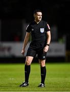 24 September 2021; Referee Robert Hennessy during the SSE Airtricity League Premier Division match between St Patrick's Athletic and Shamrock Rovers at Richmond Park in Dublin. Photo by Seb Daly/Sportsfile