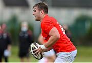 24 September 2021; Alex Kendellen of Munster during the Development Interprovincial match between Leinster XV and Munster XV at the IRFU High Performance Centre at the Sport Ireland Campus in Dublin. Photo by Brendan Moran/Sportsfile