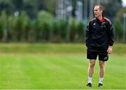 24 September 2021; Munster head coach Ian Costello before the Development Interprovincial match between Leinster XV and Munster XV at the IRFU High Performance Centre at the Sport Ireland Campus in Dublin. Photo by Brendan Moran/Sportsfile