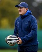 24 September 2021; Leinster elite player development officer Simon Broughton before the Development Interprovincial match between Leinster XV and Munster XV at the IRFU High Performance Centre at the Sport Ireland Campus in Dublin. Photo by Brendan Moran/Sportsfile